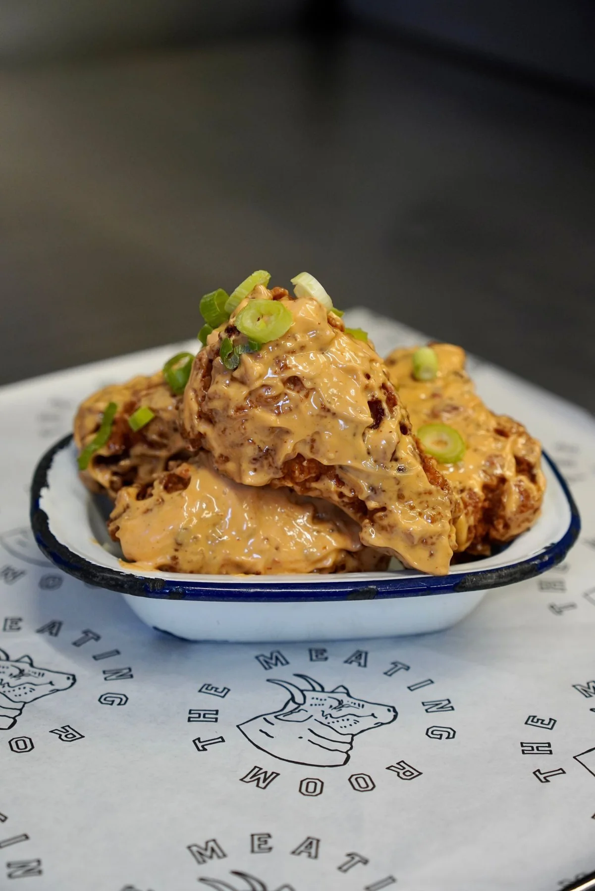 Loaded chicken dish with creamy sauce